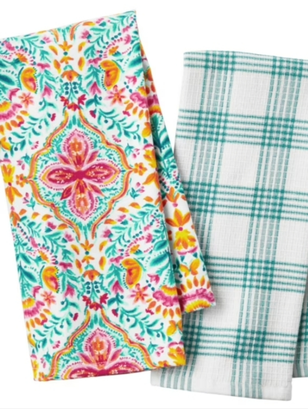 The Pioneer Woman Fold GeoKitchen Towel Set NWT